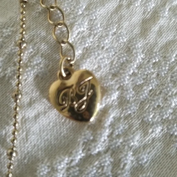 Vintage Betsey Johnson Leopard Print Heart Necklace - Picture 3 of 10